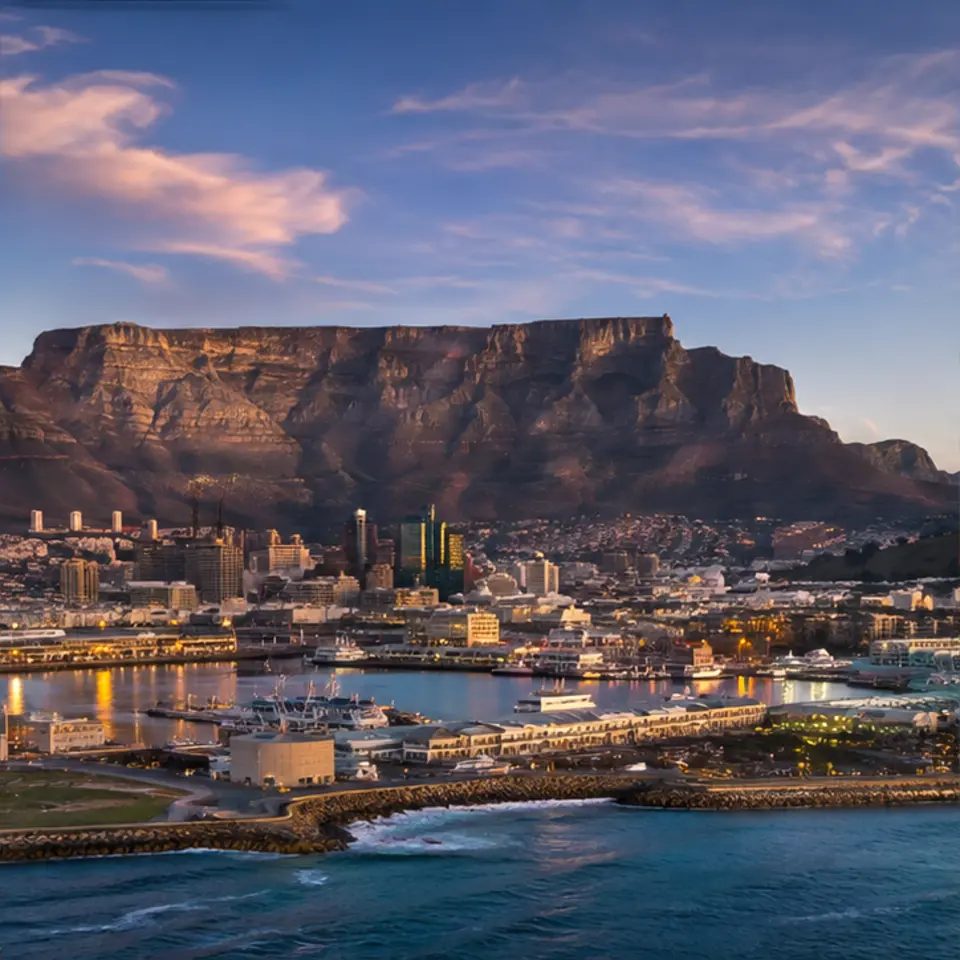 Cape Town representing Africa visa destinations